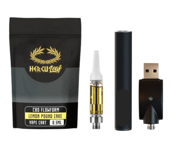 cannabis flavour cbd vape kit lemon pound cake with pen