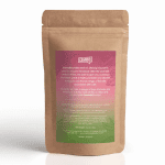 canndid cbd rose green tea back label