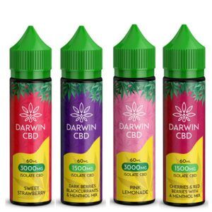 darwin-cbd-e-liquid 3000mg flavours